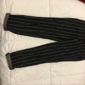 Pacsun pinstripe mom jeans